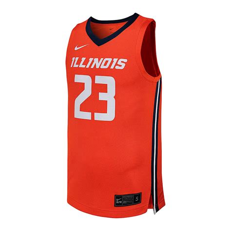 men's nike orange illinois fighting illini replica basketball jersey|illinois fighting illini jersey.